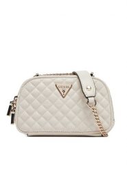 Guess Torebka HWEQG9 54174 Écru. Torebki wieczorowe damskie Guess, z aplikacjami, ze skóry, bez dodatków. Za 289.99 zł.