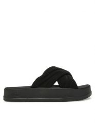 Puma Klapki Leadcat Platform 400340 01 Czarny. Czarne klapki damskie Puma, bez wzorów, z nubiku, bez obcasa, bez zapięcia. Za 192.99 zł.