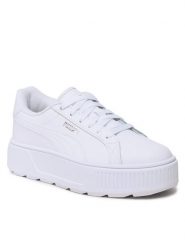 Puma Sneakersy Karmen Rebelle 38461501 Biały. Białe obuwie sportowe damskie Puma, ze skóry, bez zapięcia. Za 269.99 zł.