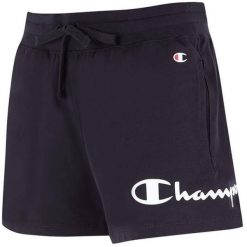 Szorty sportowe Champion Czarny. Czarne spodenki sportowe damskie Champion, xl, bez wzorów, z materiału. Za 208.20 zł.