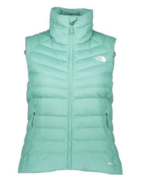 The North Face Kamizelka puchowa "Ashton" w kolorze turkusowym rozmiar: XS. Niebieskie kamizelki damskie The North Face, xs, bez wzorów, z puchu, bez kaptura. Za 431.47 zł.