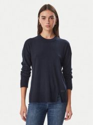 Liu Jo Sweter WF6418 MA16R Czarny Regular Fit. Czarne swetry klasyczne damskie Liu Jo, m, z wiskozy, bez kołnierzyka. Za 469.99 zł.