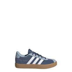 Buty VL Court 3.0. Białe obuwie sportowe damskie Adidas, z materiału, bez zapięcia, trekkingowe. Za 221.00 zł.