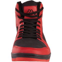 Wysokie Buty Treningowe Unisex Dla Dorosłych Z Podszewką Ze Sztucznego Futra. Czarne obuwie sportowe damskie Kappa, bez zapięcia, trekkingowe. Za 259.99 zł.