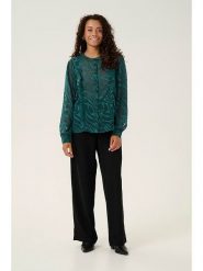 Cream Bluzka "Yana" w kolorze morskim rozmiar: 40. Niebieskie bluzki damskie Cream, bez wzorów, bez kołnierzyka, bez ramiączek. Za 152.26 zł.