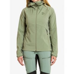 Kurtka wiatrówka damska Didriksons Petra Jacket 4. Zielone kurtki damskie Didriksons, bez wzorów, bez kaptura. Za 366.99 zł.
