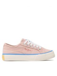 Pepe Jeans Tenisówki PGS30542 Różowy. Czerwone buty sportowe dziewczęce Pepe Jeans, z jeansu, bez zapięcia. Za 249.99 zł.