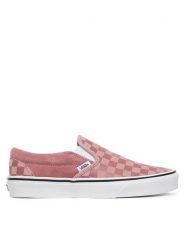 Vans Tenisówki Classic Slip-On VN000D6YCL21 Bordowy. Czerwone trampki damskie Vans, bez wzorów, ze skóry, bez zapięcia. Za 339.99 zł.