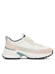 Calvin Klein Sneakersy Hike Runner Nylon Mix HW0HW03279 Biały. Białe obuwie sportowe damskie Calvin Klein, z nylonu, bez zapięcia. Za 529.99 zł.