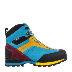 Buty trekkingowe LOMER Badia High Mtx wysokie zamsz. Niebieskie obuwie trekkingowe damskie Lomer, z zamszu, bez zapięcia. W wyprzedaży za 599.99 zł.