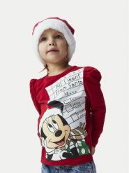 NAME IT Bluzka Minnie 13234183 Czerwony Regular Fit. Czerwone bluzki i koszule dziewczęce Name it, bez wzorów, z bawełny, bez kołnierzyka, bez ramiączek. Za 79.99 zł.