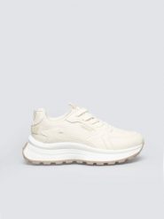 Sneakersy damskie beżowe TT274024 801. Brązowe obuwie sportowe casual damskie Big Star, z syntetyku, bez zapięcia. Za 179.99 zł.