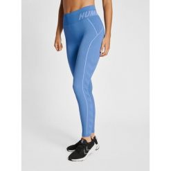 Legginsy bezszwowe damskie Hummel Christel. Niebieskie legginsy damskie Hummel, xs, bez wzorów, z dzianiny. Za 120.50 zł.