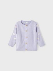 NAME IT Kardigan 13212003 Fioletowy Regular Fit. Fioletowe swetry dziewczęce Name it, bez wzorów, z syntetyku, bez kołnierzyka, bez ramiączek. Za 239.99 zł.