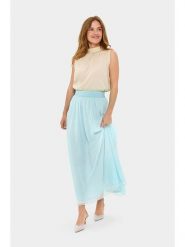 SAINT TROPEZ Spódnica w kolorze błękitnym rozmiar: XL. Niebieskie spódnice damskie Saint Tropez, xl, bez wzorów, maxi. Za 254.95 zł.