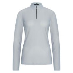 Damska bluza z długim rękawem Euro-Star Top Esvaletta Longsleeve. Niebieskie bluzy damskie EURO-STAR, bez wzorów, bez kaptura. Za 404.00 zł.