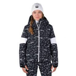Kurtka narciarska damska Rossignol Wispile Puffy Pr. Czarne kurtki damskie Rossignol, na zimę, s, bez wzorów, bez kaptura. Za 999.99 zł.