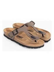 Sunbay Japonki "Camelia" w kolorze brązowym rozmiar: 36. Brązowe klapki damskie Sunbay, bez wzorów, z otwartym noskiem, bez obcasa, bez zapięcia. Za 134.53 zł.