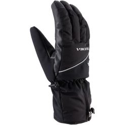 Rękawice Viking Crispin Ski Man. Czarne rękawiczki damskie Viking, bez wzorów. Za 189.99 zł.