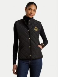 LAUREN RALPH LAUREN Kamizelka 297P18068001 Czarny Regular Fit. Czarne kamizelki damskie Lauren Ralph Lauren, xs, bez wzorów, z syntetyku, bez kaptura. Za 1,299.00 zł.