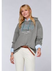 Polo Sylt Bluza w kolorze szarym rozmiar: XL. Szare bluzy damskie Polo Sylt, xl, bez wzorów, z kapturem. Za 122.96 zł.