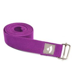 Pasek do jogi Bodhi Asana belt - fioletowy. Fioletowe paski damskie BODHI, bez wzorów. Za 39.99 zł.