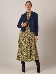 APART Kurtka przejściowa w kolorze granatowym rozmiar: 44. Niebieskie kurtki damskie Apart, bez wzorów, bez kaptura. Za 184.02 zł.