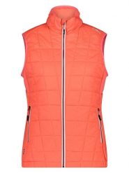 CMP Kamizelka pikowana w kolorze pomarańczowym rozmiar: 42. Pomarańczowe kamizelki damskie CMP, s, bez wzorów, z materiału, bez kaptura. Za 165.31 zł.