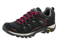 Buty wielofunkcyjne Brütting Mount Frakes Low. Czarne obuwie trekkingowe damskie Brütting, z materiału, bez zapięcia. Za 388.90 zł.