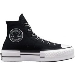 Trampki Converse Chuck Taylor All Star Lift, Kobiety. Czarne trampki damskie Converse, bez wzorów, bez zapięcia. Za 451.45 zł.