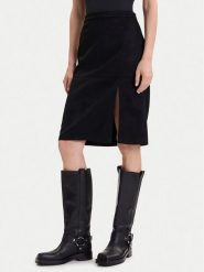 ONLY Spódnica z imitacji skóry Loline 15357433 Czarny Regular Fit. Czarne spódnice damskie Only, xs, bez wzorów, ze skóry. Za 129.99 zł.