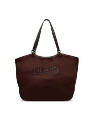 Liu Jo Torebka AF6117 T711A Brązowy ciemny. Brązowe shopper bag Liu Jo, z materiału, bez dodatków. Za 559.99 zł.