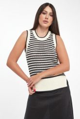 Kamizelka damska Tulip ECOALF. Swetry klasyczne damskie Ecoalf, xs, bez kołnierzyka. Za 349.00 zł.