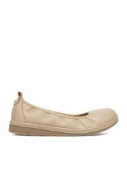 Lasocki Baleriny CEO-WI23-LYLA-01 Beżowy. Brązowe balerinki damskie Lasocki, bez wzorów, ze skóry. Za 199.99 zł.