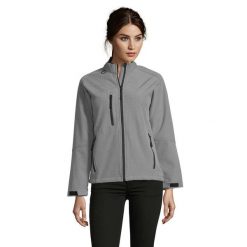 Kurtka Damska Roxy Soft Shell. Szare kurtki damskie SOL'S, s, bez wzorów, bez kaptura. Za 218.99 zł.