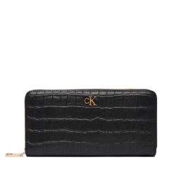 Portfel Calvin Klein. Czarne portfele damskie Calvin Klein, bez wzorów. Za 309.99 zł.