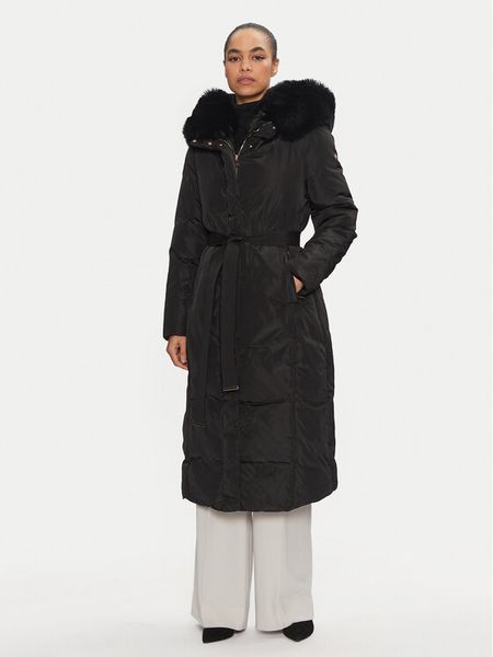 Rinascimento Kurtka zimowa CFC0118607003 Czarny Regular Fit. Czarne kurtki damskie Rinascimento, na zimę, xl, bez wzorów, z syntetyku, bez kaptura. Za 639.99 zł.