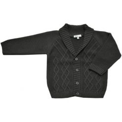 EKO Sweter Chłopięcy 128 Ciemnoszary. Czarne swetry chłopięce EKO, z bawełny. Za 85.00 zł.