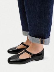 Lasocki Baleriny CEO-RST-ROMI-103 Czarny. Czarne balerinki damskie Lasocki, bez wzorów, z lakierowanej skóry. Za 169.99 zł.