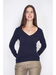 William de Faye Sweter w kolorze granatowym rozmiar: 36. Niebieskie swetry klasyczne damskie William de Faye, z kaszmiru, bez kołnierzyka. Za 130.99 zł.