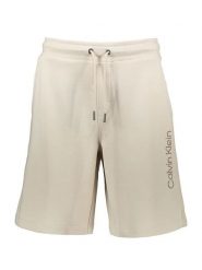 Calvin Klein Szorty dresowe w kolorze beżowym rozmiar: L. Brązowe szorty damskie Calvin Klein, bez wzorów, z bawełny. Za 217.99 zł.