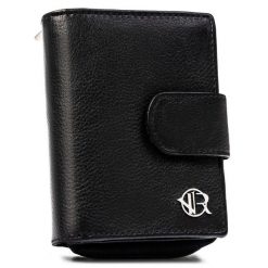 Portfel damski Rovicky R-DLL2-NCD-BL czarny. Czarne portfele damskie ROVICKY, bez wzorów. Za 74.99 zł.