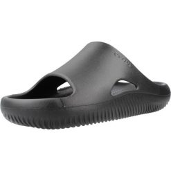 Sandały CROCS MELLOW RECOVERY SLIDE Czarny. Czarne sandały damskie Crocs, bez wzorów, z materiału, bez obcasa, bez zapięcia. Za 199.99 zł.