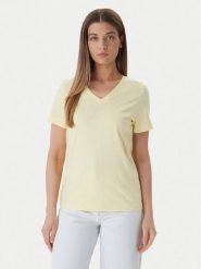 Calvin Klein Jeans T-Shirt Archive LV047B205G Żółty Regular Fit. Żółte t-shirty damskie Calvin Klein Jeans, l, bez wzorów, z bawełny, bez kołnierzyka. Za 149.99 zł.