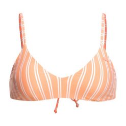 Góra od stroju kąpielowego ROXY Into The Sun Athletic Triangle. Niebieskie bikini Roxy, bez wzorów. Za 69.99 zł.