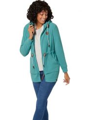 WITT WEIDEN Kurtka polarowa w kolorze turkusowym rozmiar: 48. Niebieskie kurtki damskie WITT WEIDEN, bez wzorów, z polaru, bez kaptura. Za 105.63 zł.