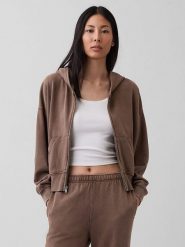 GAP Bluza w kolorze brązowym rozmiar: XXL. Brązowe bluzy damskie GAP, xxl, bez wzorów, bez kaptura. Za 153.34 zł.