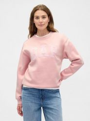 GAP Bluza w kolorze jasnoróżowym rozmiar: XL. Różowe bluzy damskie GAP, xl, bez wzorów, bez kaptura. Za 69.42 zł.