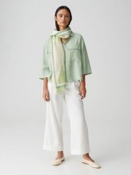 OPUS Szal "Aflume" w kolorze jasnozielonym rozmiar: onesize. Zielone szaliki damskie Opus, bez wzorów, z materiału. Za 73.99 zł.