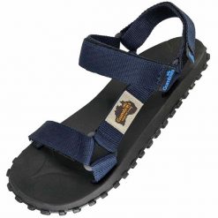 Sandały GUMBIES SCRAMBLER SANDAL. Niebieskie sandały damskie Gumbies, bez wzorów, bez obcasa, bez zapięcia. Za 135.99 zł.